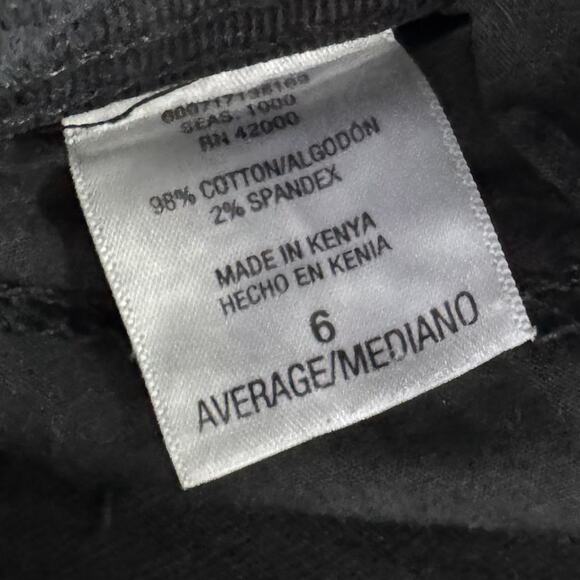 Basic Editions Black Bootcut Pants - Size: 6 - Picture 5 of 10